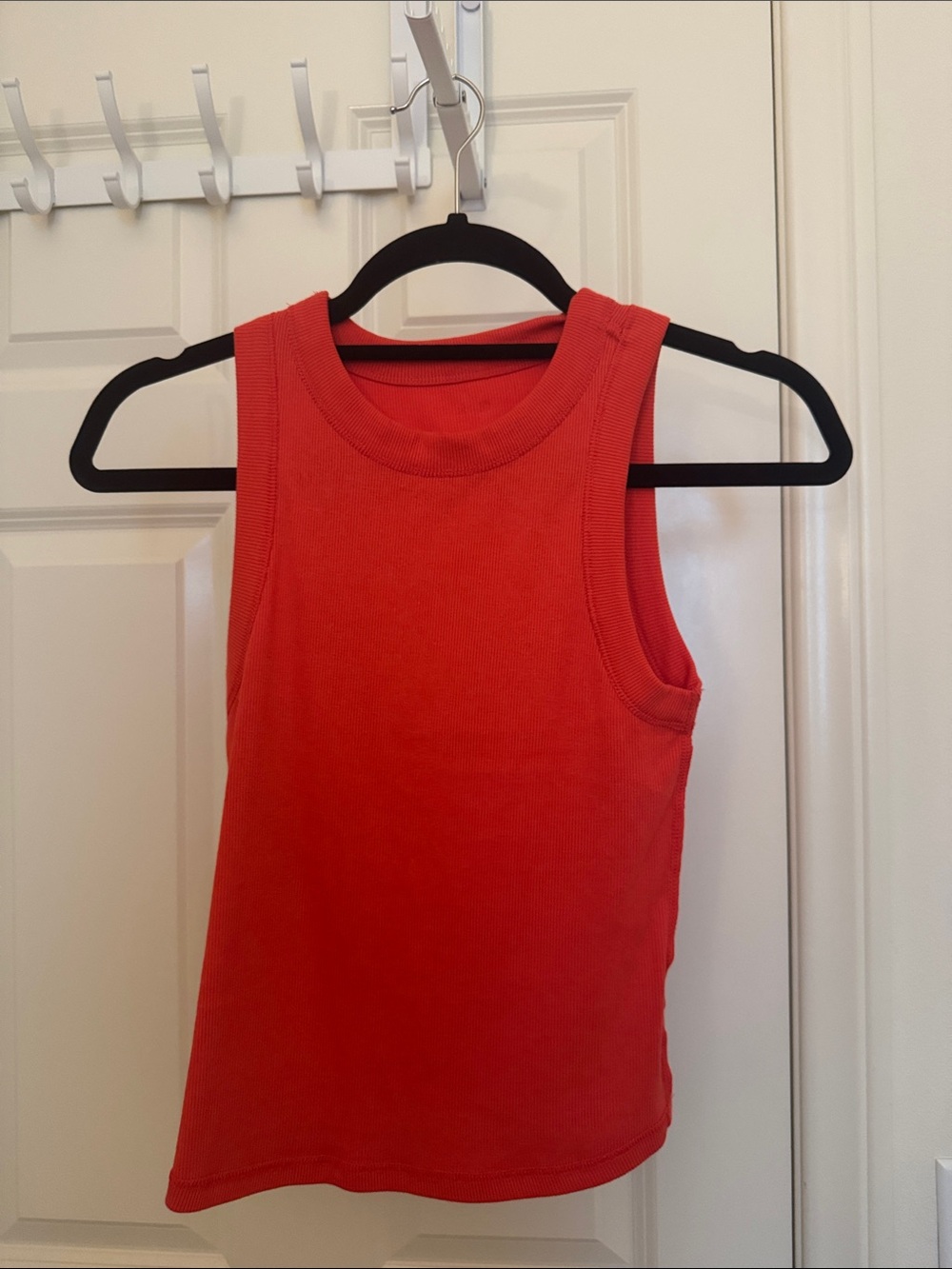 Old Navy Red Tank Top - Sleeveless Ribbed